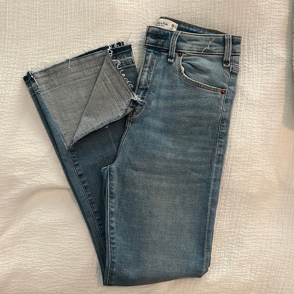 Abercrombie Split leg Ankle Jeans